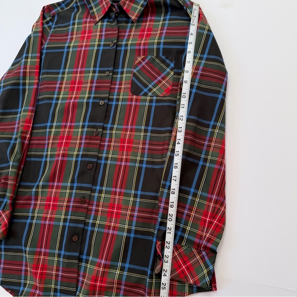 Woman’s Orvis Long Sleeve Plaid Shirt Size 14 - Picture 6 of 8